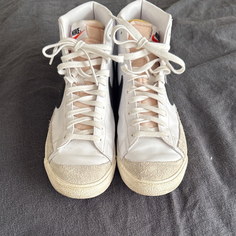 Nike High-Top Sneakers in White